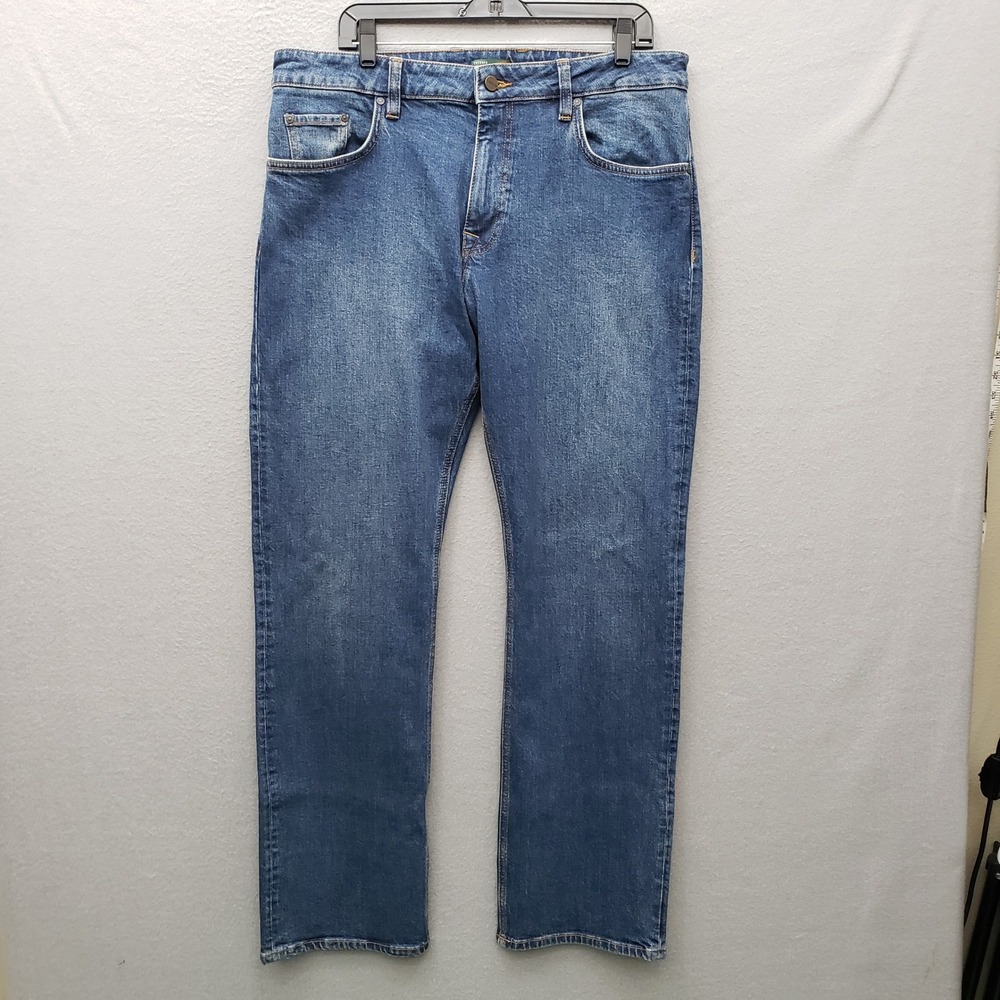Tecovas Ranch Wear Straight Jean Medium Blue Western Cowboy Men's Size 36x32